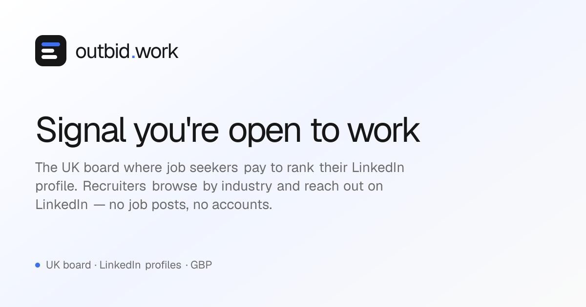 outbid.work Open Graph preview